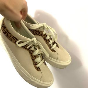 Cheetah suede Vans